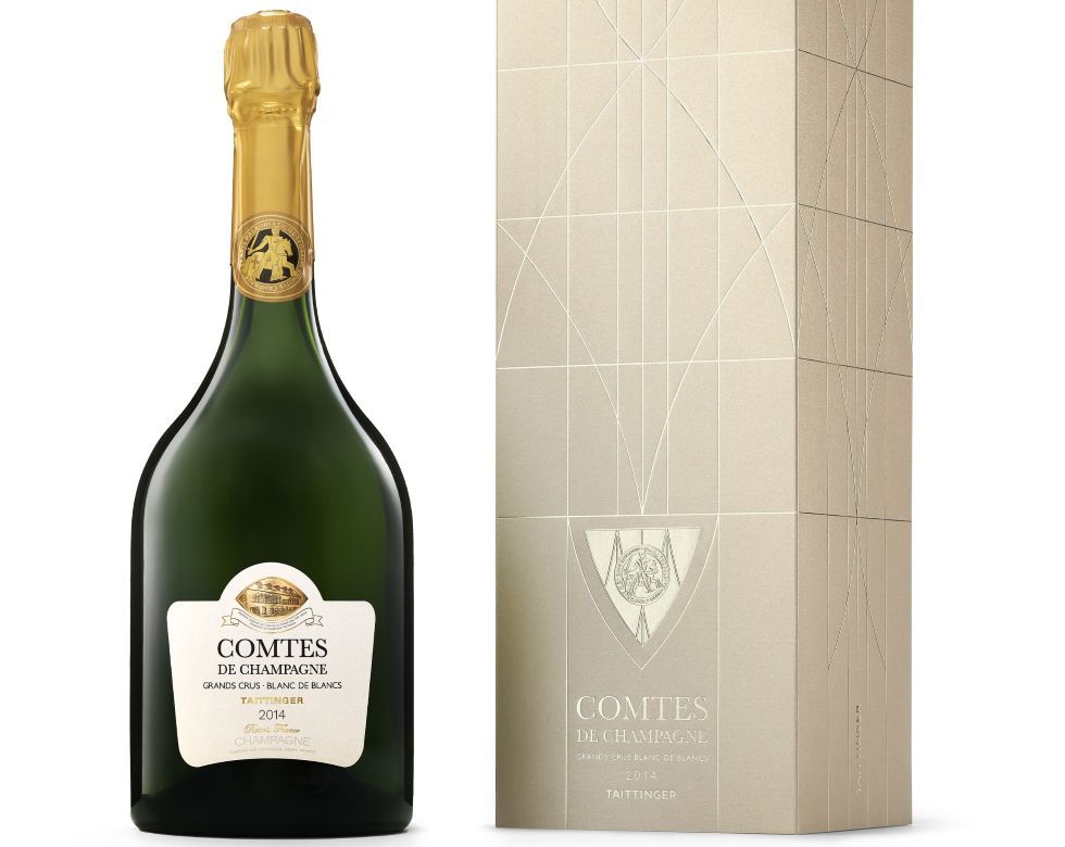 Taittinger Comtes de Champagne Blanc de Blancs 2014 Gift Box